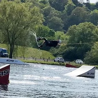 Geoff back on the water after ACL reconstruction