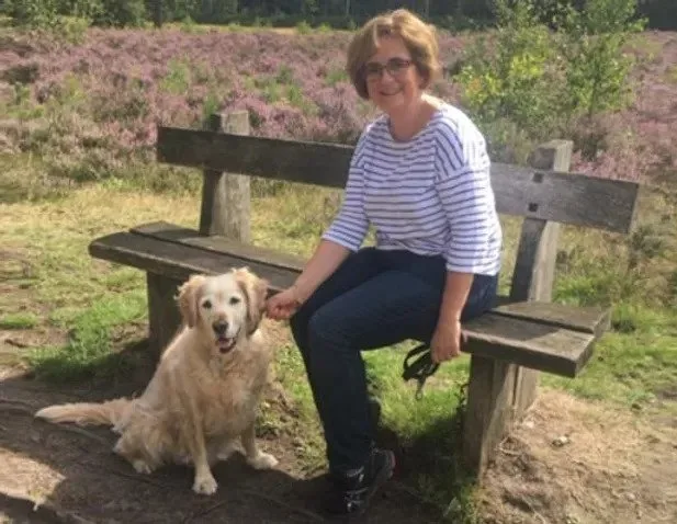 Stephanie, pain-free after her knee arthroscopy